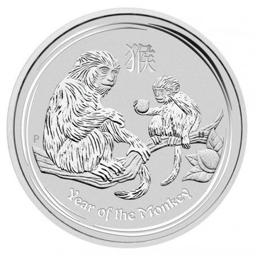Lunar II: Rok Małpy 1000 gramów Srebra 2016