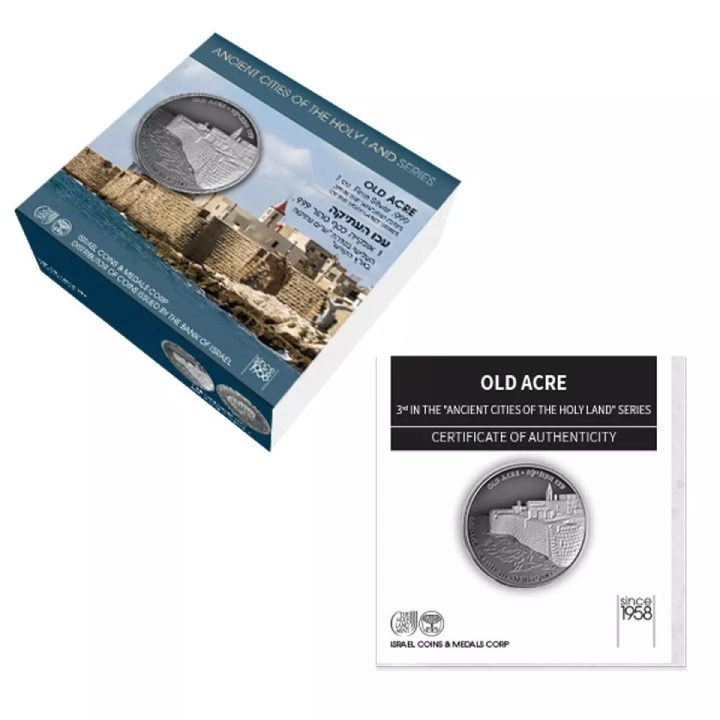 Old Acre 1 uncja Srebra 2022 Prooflike
