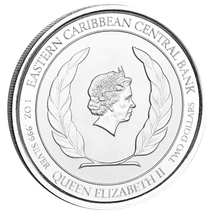 St. Vincent & The Grenadines: War Ship 1 uncja Srebra 2022