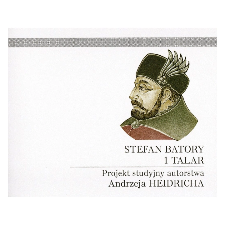 1 Talar Stefan Batory Projekt studyjny banknotu 2023 druk PWPW