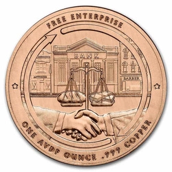 Founders of Liberty: Adam Smith - Free Enterprise 1 uncja Miedzi