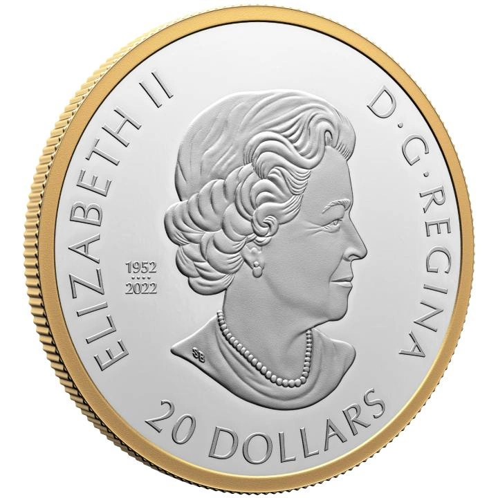 Canada: Celebrate Love $20 pozłacany Srebro 2024 Proof