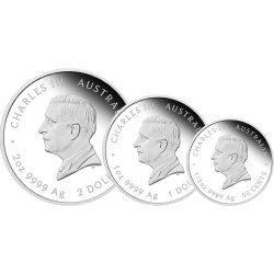 Perth Mint: Lunar III - Rok Konia: Zestaw 3 monet Srebro 2026 Proof