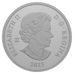 Canada: St. Edward’s Crown $20 pozłacany Srebro 2023 Matte Proof 