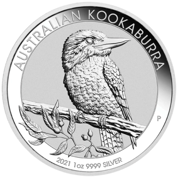 Kookaburra 1 uncja Srebra 2021