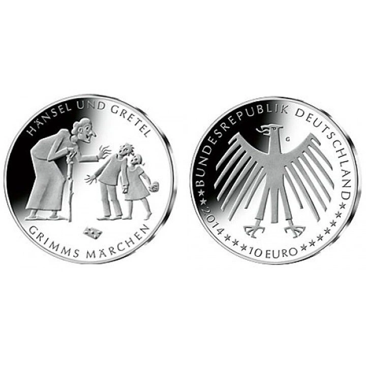 Niemcy, 10 Euro Srebro Różne Roczniki (próba Ag.625)