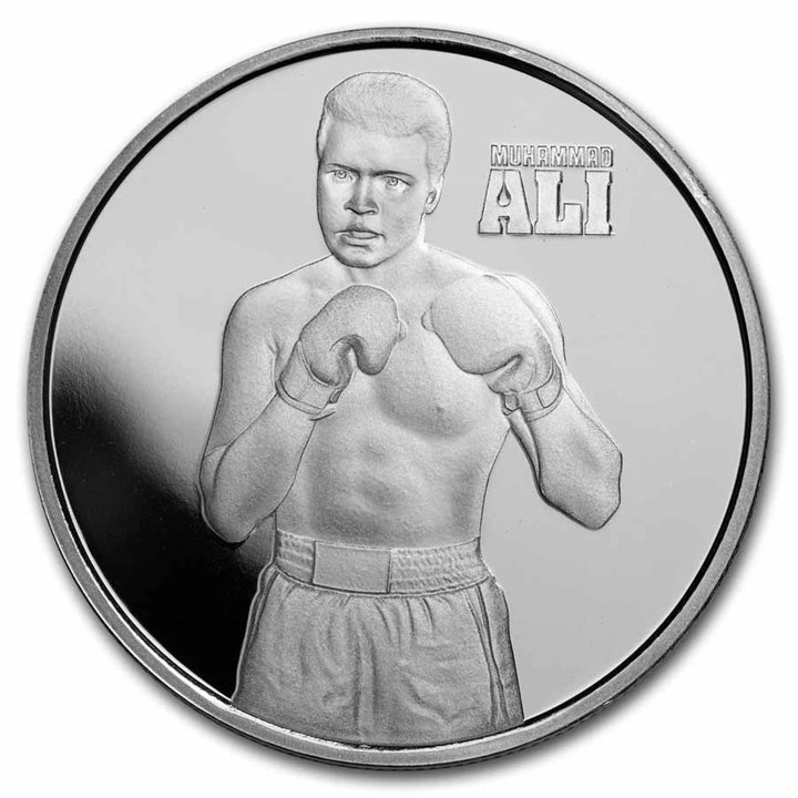 Niue: Muhammad Ali 1 uncja Srebra 2023 Proof