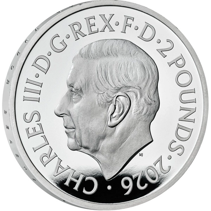 The Royal Tudor Beasts: Queen’s Lion 2 x 1 uncja Srebra 2026 Proof/Matte Proof