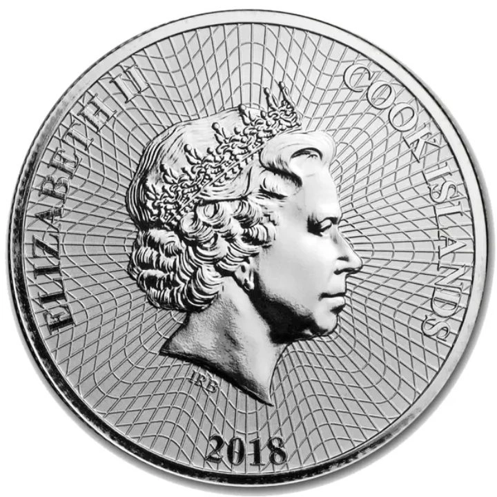 Cook Islands HMS Bounty 1 uncja Srebra 2018