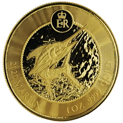 Kajmany: Marlin 1 uncja Złota 2020