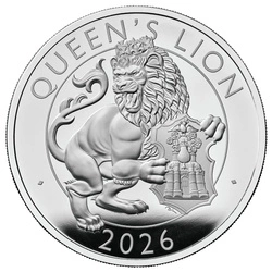  The Royal Tudor Beasts: Queen’s Lion 5 uncji Srebra 2026 Proof