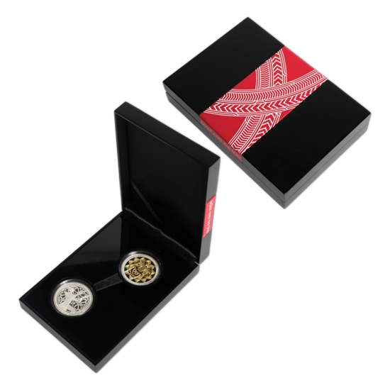 Zestaw 2 srebrnych monet Maui i słońce 2018 Proof