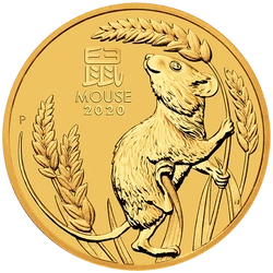 Lunar III: Rok Myszy 1/2 uncji Złota 2020