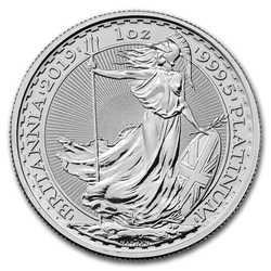 Britannia 1 uncja Platyny 2019