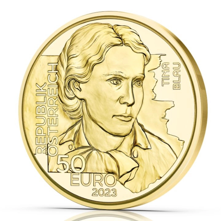 Tina Blau - Painter 1/4 uncji Złota 2023 Proof