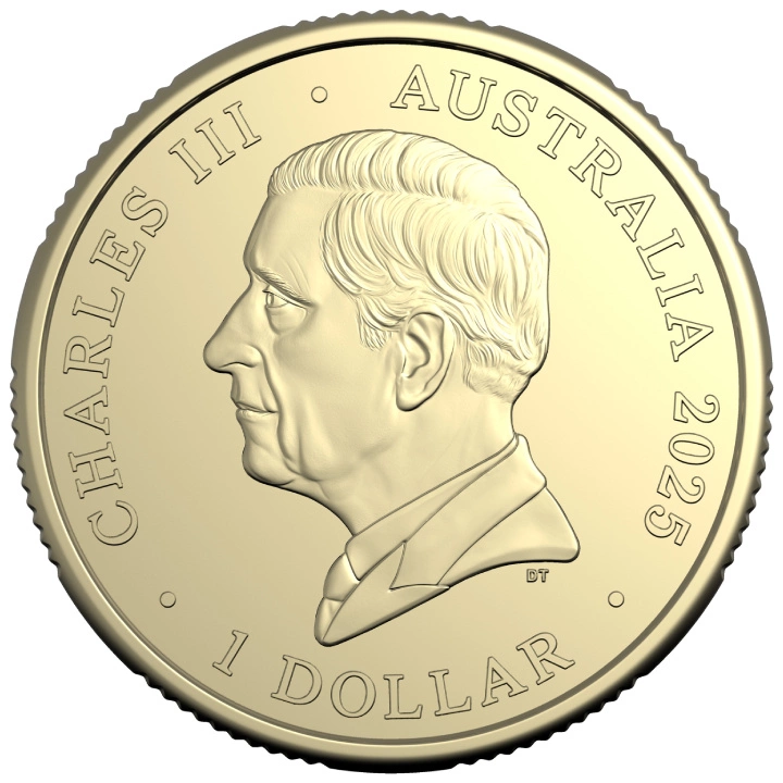 Zestaw 4 monet: 60th Anniversary of the Royal Australian Mint Brąz Aluminiowy 2025 Mintmark & Privy Mark