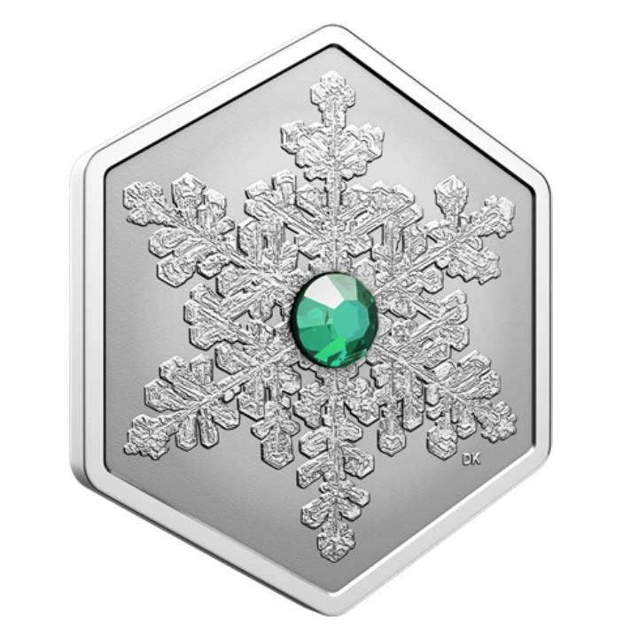 Canada: Snowflake 1 uncja Srebra 2025 Reverse Proof