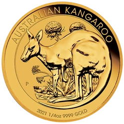 Australijski Kangur 1/4 uncji Złota 2021