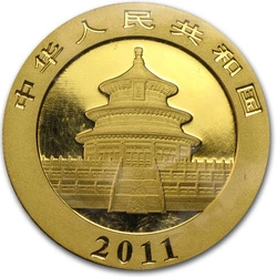 Chińska Panda 1 uncja Złota 2011