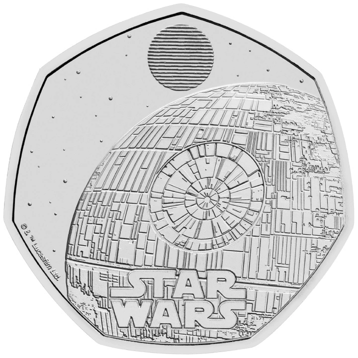 Star Wars: Death Star II 50p Miedzionikiel 2024