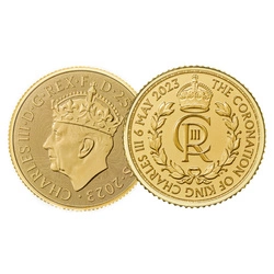 The Coronation of His Majesty King Charles III 1/4 uncji Złota 2023