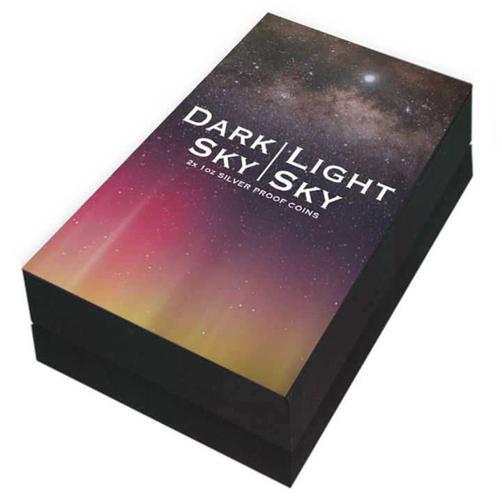 邦楽 The believable media is around us Zestaw 2 monet New Zealand: Dark Sky & Light Sky kolorowany