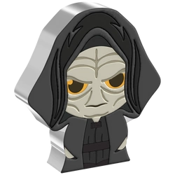 Niue: Star Wars - Emperor Palpatine Chibi Coin kolorowany 1 uncja Srebra 2022 Proof