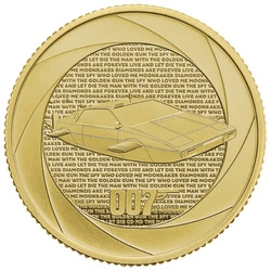 Bond Films of the 70s 1/4 uncji Złota 2023 Proof