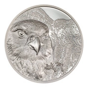 Mongolia: Mongolian Falcon 1 uncja Srebra 2023 Proof Ultra High Relief