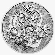 Chinese Myths and Legends: Dragon 1 uncja Srebra 2021