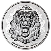 Niue: Roaring Lion 1 uncja Srebra 2022