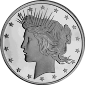 Dolar Wolności 1 uncja Srebra Round