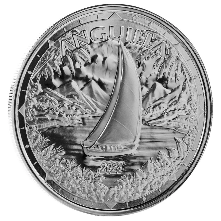 Anguilla: Regatta 1 uncja Srebra 2024 Prooflike
