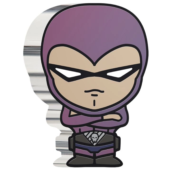 Tuvalu: The Phantom kolorowany 1 uncja Srebra 2023 Minted Mini Coin