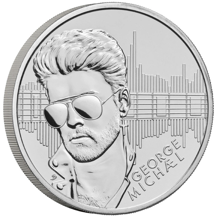 George Michael £5 Miedzionikiel 2024