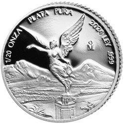 Mexican Libertad 1/20 uncji Srebra 2024 Proof