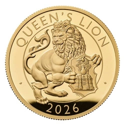 The Royal Tudor Beasts: The Queen’s Lion 1 uncja Złota 2026 Proof