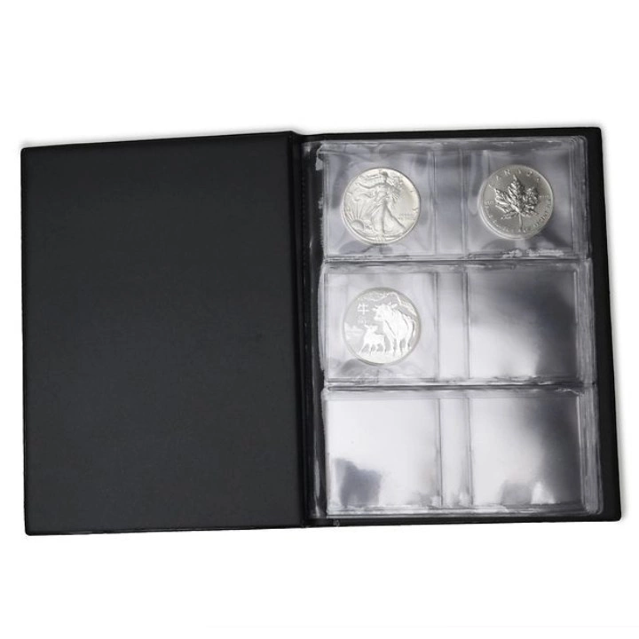 Leuchtturm - Klaser kieszonkowy Route na monety Amerykański Orzeł (czarny)