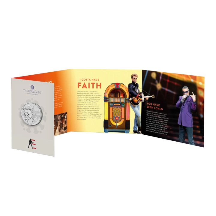 George Michael £5 Miedzionikiel 2024