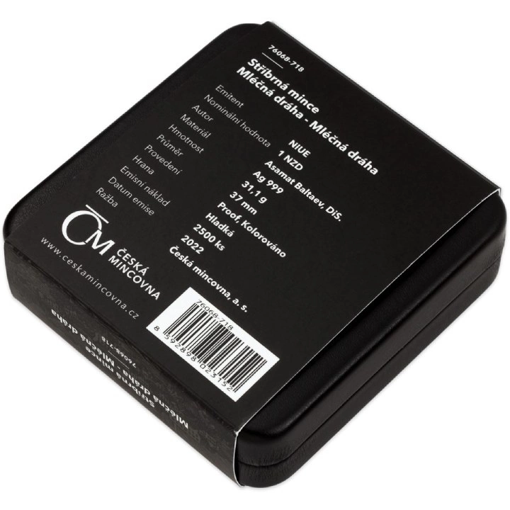 Niue: The Milky Way - The Milky Way kolorowany $1 Srebro 2022 Proof