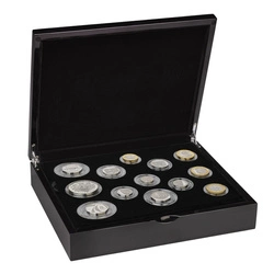 Zestaw 13 srebrnych monet Wielka Brytania 2022 Proof