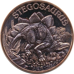Stegosaurus 1 uncja Miedzi