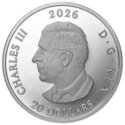 Canada’s National Parks - Torngat Moutains National Park kolorowany 1 uncja Srebra 2026 Proof