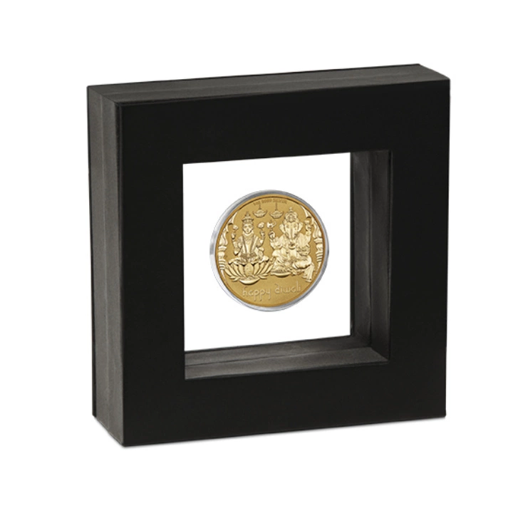 Medalion Diwali pozłacany 1 uncja Srebra 2023