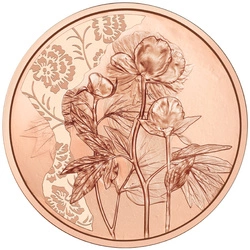 The Peony 10 Euro Miedź 2024