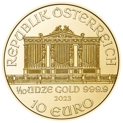 Wiedeński Filharmonik 1/10 uncji Złota 2023