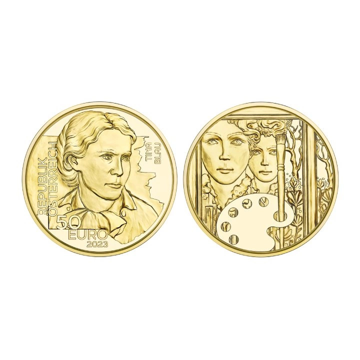 Tina Blau - Painter 1/4 uncji Złota 2023 Proof