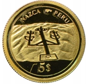 Rysunki z Nazca 1/25 uncji Złota 2006 Proof