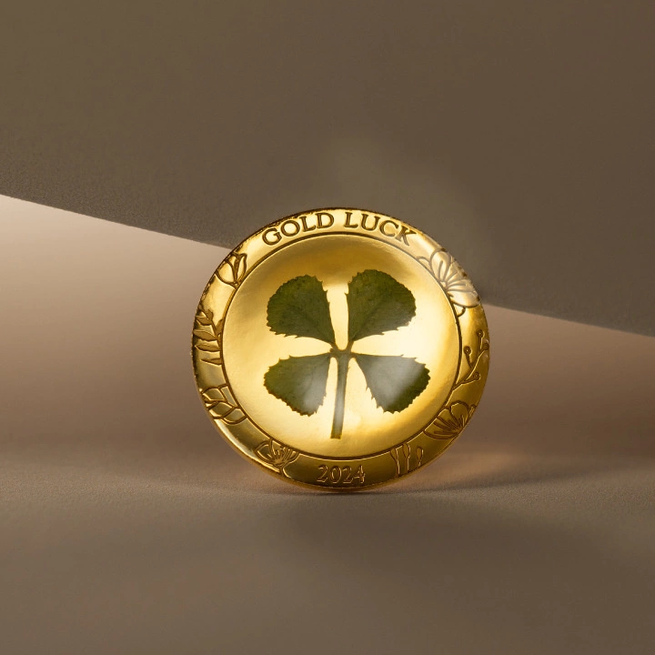 Palau: Four-leaf Clovers - Gold Luck 1 gram Złota 2024 Proof