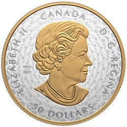 Canada: Peace Dollar pozłacany 5 uncji Srebra 2024 Proof Ultra High Relief Coin